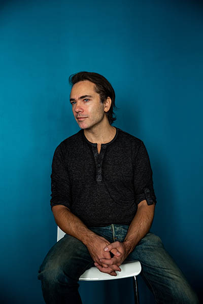 Portrait de Fabrice Moreau batteur